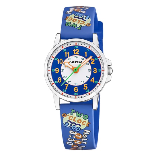 Zegarek dziecięcy Calypso PUR wielokolorowy niebieski Calypso Junior UK5824/6 Calypso