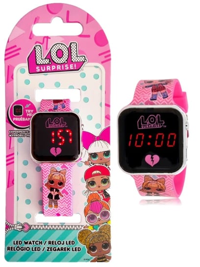 Zegarek Dziecięcy Na Rękę Cyfrowy Lol Kids Euroswan