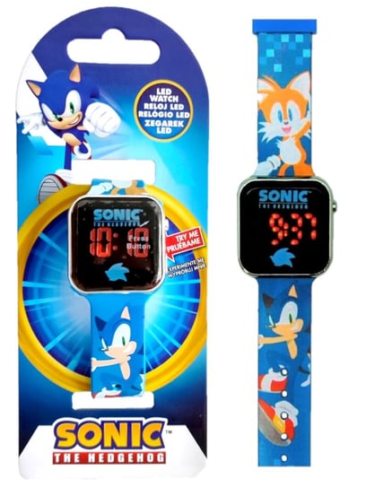 Zegarek Dziecięcy Na Rękę Cyfrowy Sonic Kids Licensing