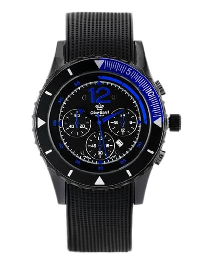 Zegarek G. Rossi - 8590C (Zg027C) Black/Blue + Box G. Rossi