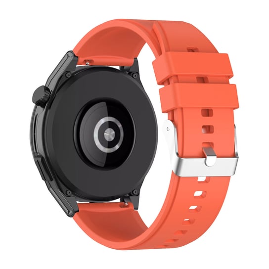 Zegarek Huawei GT Runner Pasek Wzmocniony silikonem Srebrna klamra Pomarańczowy Avizar