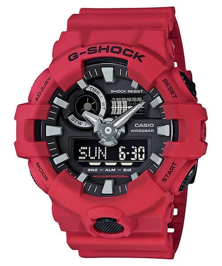 Zegarek kwarcowy CASIO G-Shock GA-700-4AER Casio