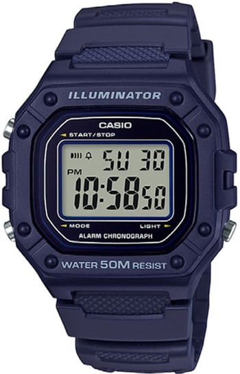 Zegarek kwarcowy CASIO W-218H-2AVEF, 5 ATM Casio