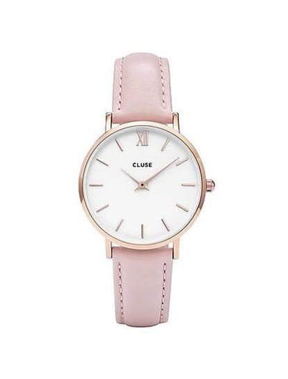 Zegarek kwarcowy CLUSE Minuit Rose Gold White-Pink CL30001 Cluse