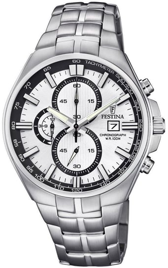 Zegarek kwarcowy FESTINA F6862/1, męski, Timeless Chronograph, WR100 Festina