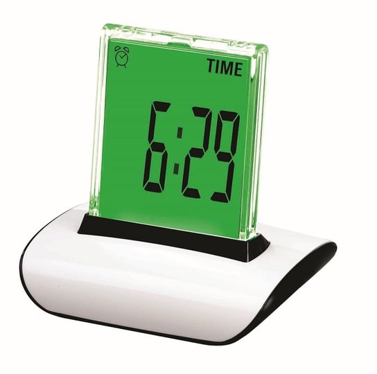 Zegarek LCD INQ Nilsen Clock RGB XS002, biało-czarny, 4,5 V Nilsen