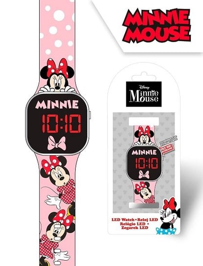 Zegarek LED z kalendarzem Minnie MN4369 Kids Euroswan