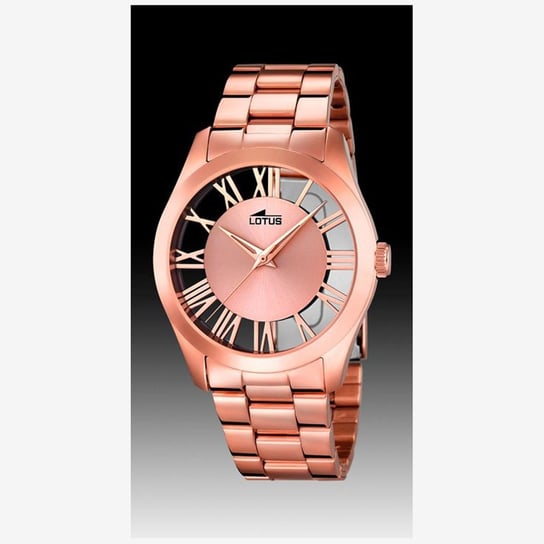 Orologio Donna LOTUS 18124/1 – Quadrante Rosa, Cassa E Bracciale In Acciaio Rosa, Quarzo