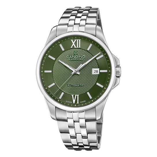 Zegarek męski Candino stal szlachetna srebrny Automatyczny zegarek na rękę Candino UC4768/3 Candino