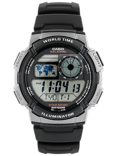 Zegarek Męski Casio Ae-1000W 1Bvdf (Zd073G) - World Time Casio