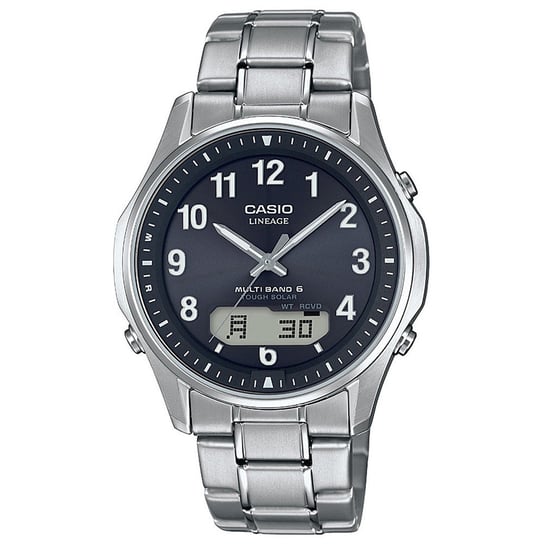 Zegarek Męski Casio LCW-M100TSE-1A2ER srebrny Casio