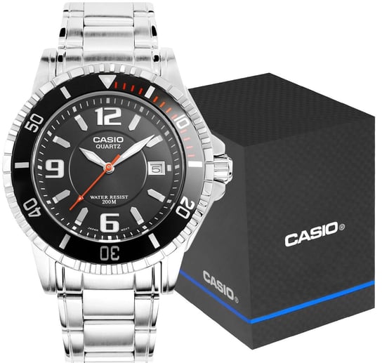Zegarek Męski CASIO MTD-1053D-1AVES  20 Bar Do nurkowania Casio