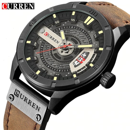 Zegarek Męski Curren 8301 Jasnobrązowy CURREN