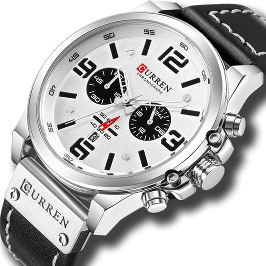 Zegarek Męski Curren 8314 Czarno-Biały CURREN
