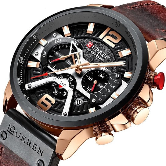 Zegarek Męski Curren 8329 Złoto-Brązowy CURREN
