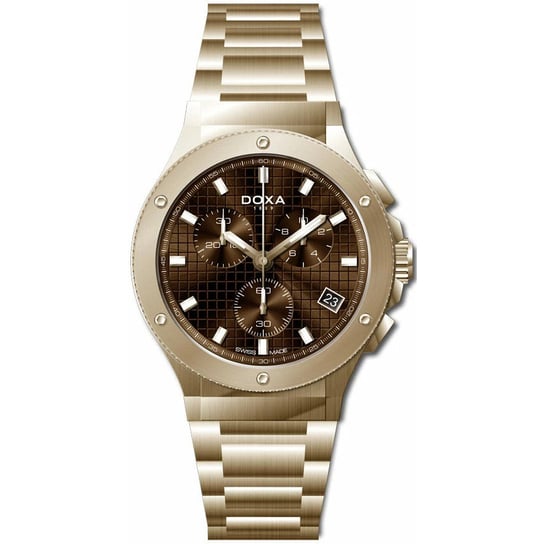 Zegarek Męski Doxa 166.90.321.17 różowe złoto Doxa