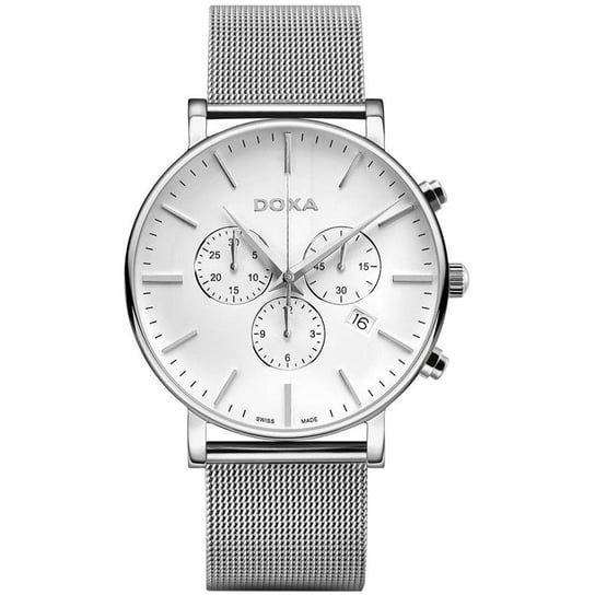 Zegarek Męski Doxa 172.10.011.210 srebrny Doxa