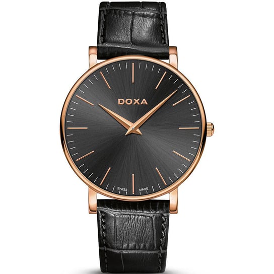 Zegarek Męski Doxa 173.90.101.01 czarny Doxa