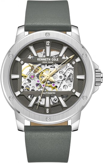 Zegarek męski KENNETH COLE KCWGE2237902 szary klasyczny skeleton Kenneth Cole