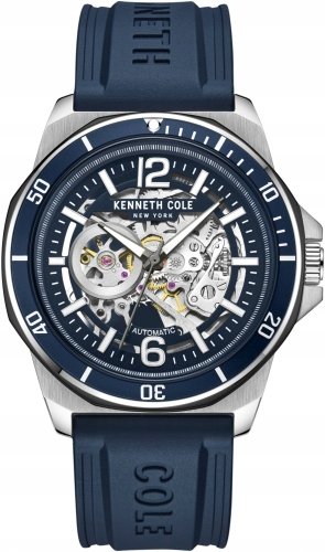 Zegarek męski KENNETH COLE KCWGR0013502 granatowy sportowy skeleton Kenneth Cole