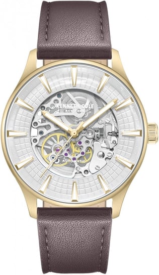 Zegarek męski KENNETH COLE KCWGX0057901 brązowy klasyczny skeleton Kenneth Cole
