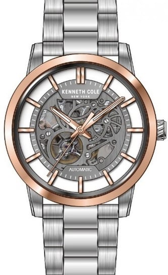 Zegarek męski KENNETH COLE KCWGY0064301 stalowy klasyczny skeleton Kenneth Cole