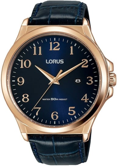 Zegarek męski LORUS Classis, RH974KX9, czarno-złoty LORUS