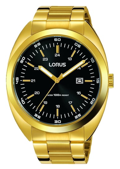 Zegarek męski LORUS, RH908LX9, złoto-czarny LORUS