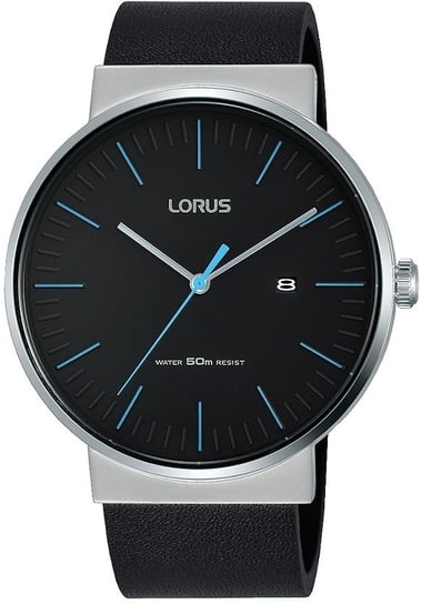 Zegarek męski LORUS, RH981KX9, czarno-srebrny LORUS