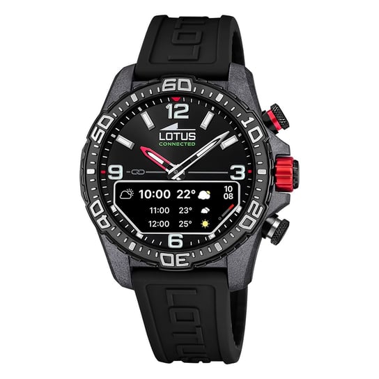 Zegarek męski Lotus Multifunction Sport Fashion Plastic Wristwatch czarny UL20000/4 Lotus