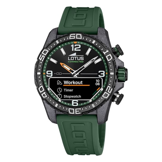 Zegarek męski Lotus Multifunction Sport Fashion Plastic Wristwatch zielony UL20000/2 Lotus