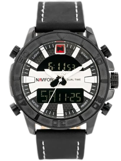 ZEGAREK MĘSKI NAVIFORCE - NF9114 (zn046a) - black/silver NAVIFORCE