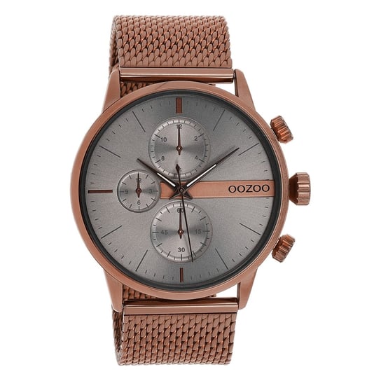 Zegarek męski Oozoo Timepieces analogowy metalowy brązowy UOC11103 Oozoo