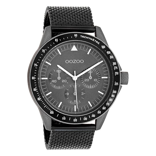 Zegarek męski Oozoo Timepieces analogowy metalowy czarny UOC11114 Oozoo