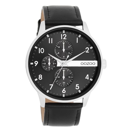 Zegarek męski Oozoo Timepieces analogowy metalowy czarny UOC11309 Oozoo