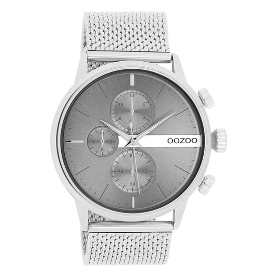 Zegarek męski Oozoo Timepieces analogowy metalowy srebrny UOC11101 Oozoo
