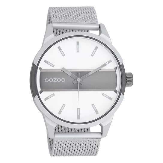 Zegarek męski Oozoo Timepieces analogowy metalowy srebrny UOC11105 Oozoo