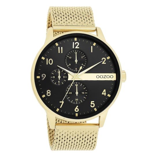 Zegarek męski Oozoo Timepieces analogowy metalowy złoty UOC11302 Oozoo