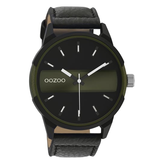 Zegarek męski Oozoo Timepieces C11002 analogowy skórzany czarny UOC11002 Oozoo