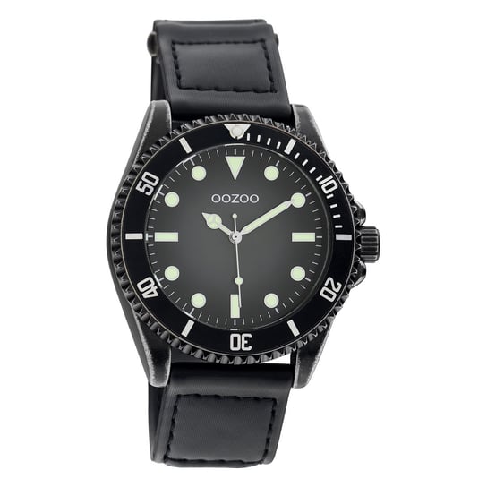 Zegarek męski Oozoo Timepieces C11012 analogowy skórzany czarny UOC11012 Oozoo