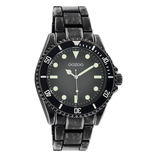 Zegarek męski Oozoo Timepieces C11014 analogowy ze stali nierdzewnej w kolorze czarnym UOC11014 Oozoo