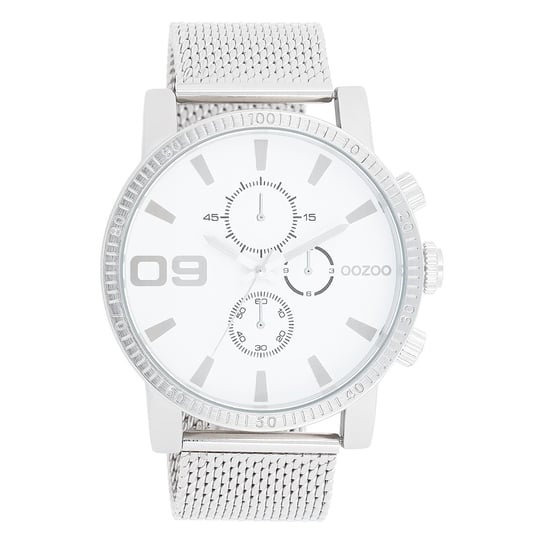 Zegarek męski Oozoo Timepieces Zegarki analogowe metalowe srebrne UOC11213 Oozoo