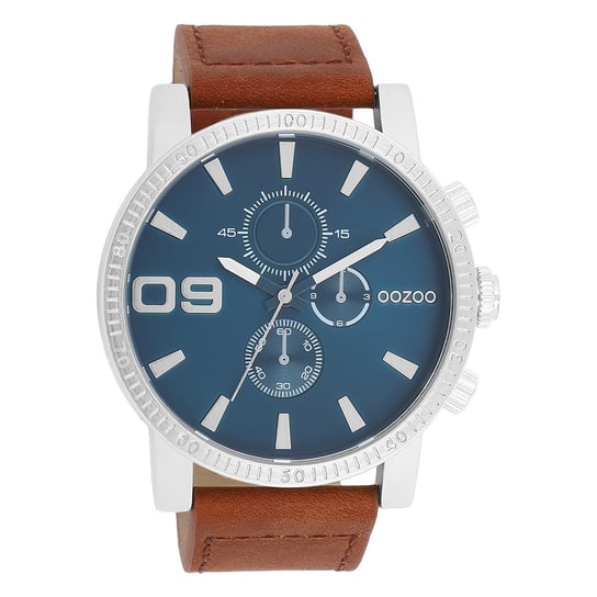 Zegarek męski Oozoo Timepieces Zegarki analogowe skórzane brązowe UOC11210 Oozoo