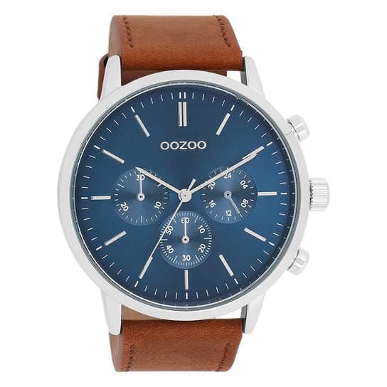 Zegarek męski Oozoo Timepieces Zegarki analogowy skórzane brązowe UOC11200 Oozoo