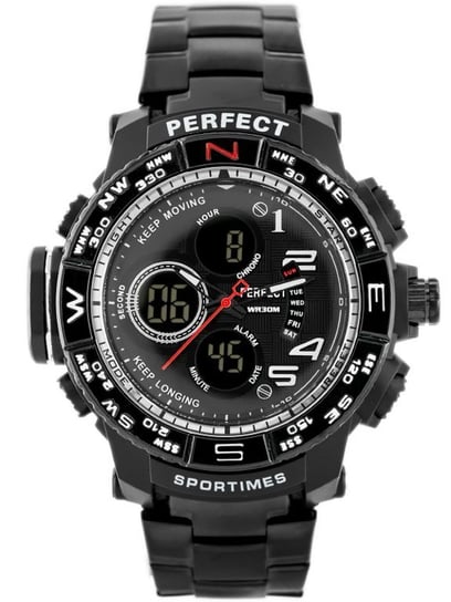 Zegarek Męski Perfect - A896 (Zp260B) - Black PERFECT