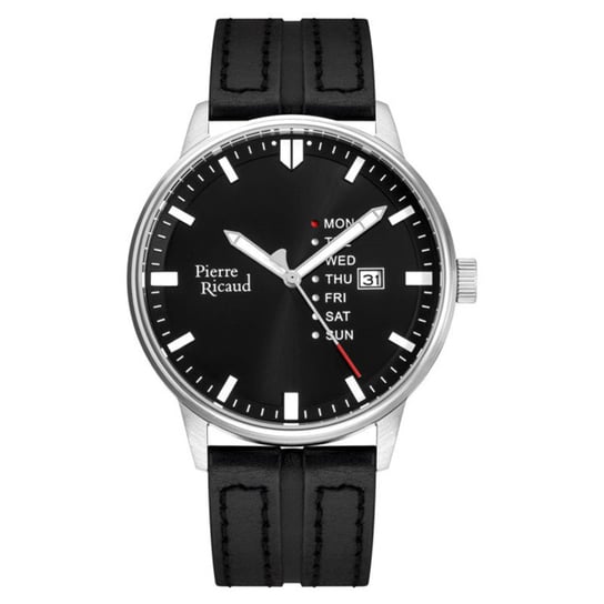 Zegarek Męski Pierre Ricaud P60038.5214QF czarny PIERRE RICAUD