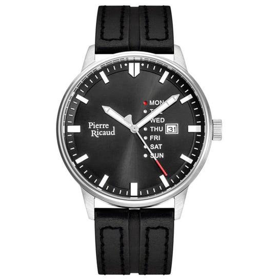Zegarek Męski Pierre Ricaud P60038.5216QF czarny PIERRE RICAUD