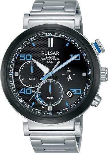 Zegarek męski PULSAR Accelerator, PZ5065X1, srebrno-czarny Pulsar