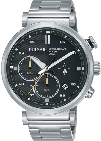 Zegarek męski PULSAR Accelerator, PZ5069X1, srebrno-czarny Pulsar