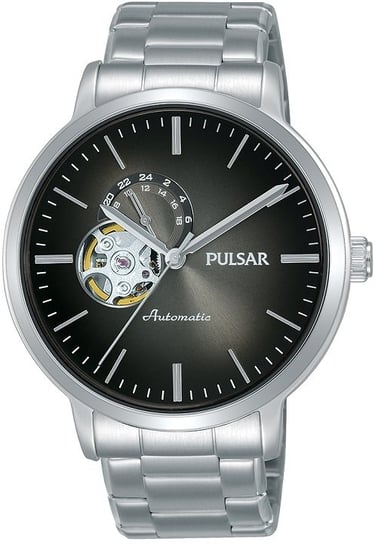 Zegarek męski PULSAR Automatic, P9A003X1, srebrno-czarny Pulsar